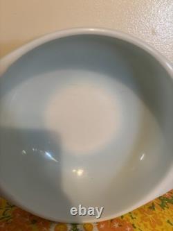 HTF Pyrex vintage rare soufflé de feuilles 024 plat rond de 2 pintes avec couvercle
