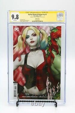 Harley Quinn & Poison Ivy #1 Cgc 9.8 Ss Artgerm Set Of Two (ensemble Assorti)