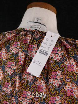 Haut à manches nouées de la collection J CREW NWT avec jupe longue assortie en floral Ratti Prism