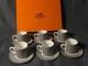 Herm&egrave;s Mosa&iuml;que Au 24 Ensemble De 6 Tasses &agrave; Espresso Avec Soucoupes