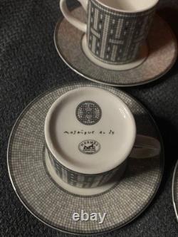 Hermès Mosaïque au 24 Ensemble de 6 tasses à espresso avec soucoupes