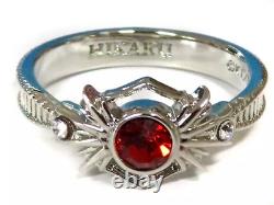 Hikaru Amane Bague Prince Argent 925 avec Cristaux Taille 11 Usagée