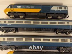 Hornby BR bleu-gris Class 43 HST Inter-City 125 ensemble de 4 voitures
