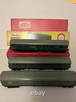 Hornby Dublo 2250/4150/4081 Classe 501 Banlieue Emu Avec Voiture Centrale Ensemble de 3 Voitures