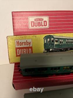 Hornby Dublo 2250/4150/4081 Classe 501 Banlieue Emu Avec Voiture Centrale Ensemble de 3 Voitures