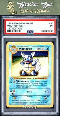 Jeu Pokémon 1999 42 Carabaffe 1re édition PSA 1 Pop 22