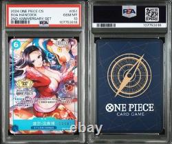 Jeu de cartes One Piece Boa Hancock PSA 10 Numéro de série #20 Chine 2e Anniversaire De JP