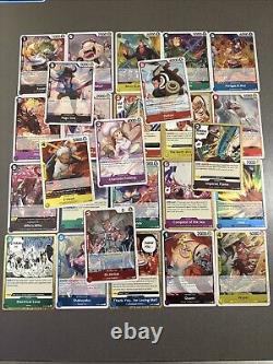 Jeu de cartes One Piece - deux légendes - ensemble complet de 26 (ensembles de jeu) X rares NM/MT