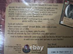 Jeux de cartes Blood Wars, vintage, scellé en usine, ensemble de démarrage à deux paquets TSR 1995 NOS