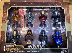 Jouets chauds Iron Man 3 Série de bustes de collection à l'échelle 1/6 Deluxe Set de huit