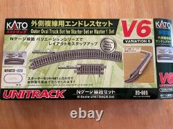 Kato UNITRACK méga lot avec Gaugemaster Classe 800 et ensembles de voies M1, V2, V6