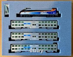 Kato USA 106-8701 Ensemble de départ train de banlieue bi-niveau Metra MP36PH, neuf, échelle N