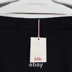 Kilte Collection Ensemble haut à manches longues à volants et mini-jupe Raleigh en noir 3 L/XL