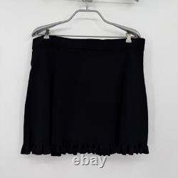 Kilte Collection Ensemble haut à manches longues à volants et mini-jupe Raleigh en noir 3 L/XL