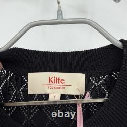 Kilte Collection Ensemble haut à manches longues à volants et mini-jupe Raleigh en noir 3 L/XL