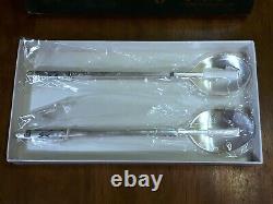 Korean Pure Silver 99% Two Sujeo Chopstick & Spoon Sets 140 Grammes Nos Exc Vtg