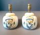 Lampe Vintage Lot De 2 1789 Montgolfi&egrave;re En C&eacute;ramique Lampe De Table Fonctionnelle Paire