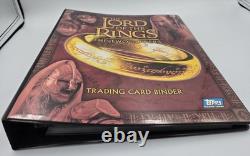 Le Seigneur des Anneaux Les Deux Tours Ensembles de cartes à échanger COMPLETS & Les deux classeurs Topps