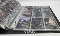 Le Seigneur des Anneaux Les Deux Tours Ensembles de cartes à échanger COMPLETS & Les deux classeurs Topps