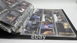 Le Seigneur des Anneaux Les Deux Tours Ensembles de cartes à échanger COMPLETS & Les deux classeurs Topps