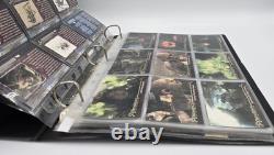 Le Seigneur des Anneaux Les Deux Tours Ensembles de cartes à échanger COMPLETS & Les deux classeurs Topps