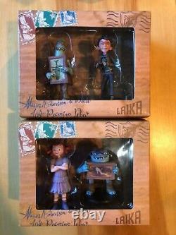 Les figurines rares de collection 'The Boxtrolls' de Laika : Deux ensembles de boîtes non ouvertes.