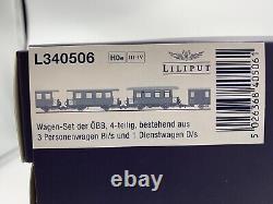 Liliput L340506 Ensemble de wagons des ÖBB 4 pièces 3 wagons de voyageurs et wagon de service