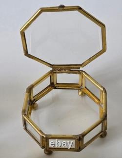 Lot de 13 boîtes à bijoux vintage style Limoges, cloisonné, verre, nacre de perle