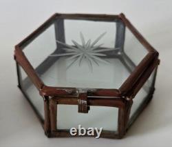 Lot de 13 boîtes à bijoux vintage style Limoges, cloisonné, verre, nacre de perle