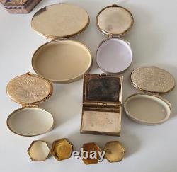 Lot de 13 boîtes à bijoux vintage style Limoges, cloisonné, verre, nacre de perle