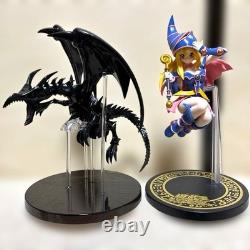 Lot de 2 figurines Equal=Arts : Dragon Noir aux Yeux Rouges et Magicienne des Ténèbres