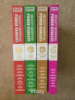 Mighty Morphin Power Rangers Deluxe Hardcover 4 Lot Year Two Boom Studios