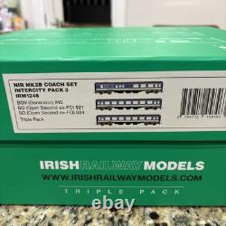 Modèles de Chemins de Fer Irlandais IRM1246 Ensemble de Voitures Intercity NIR Pack n° 3