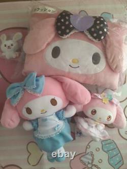 Mon Melody Sanrio Kuromi Reversible Pillow Peluche Deux Mofy Set