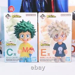 Mon héros Academia Ichiban kuji Deux Ensemble de figurines Aspiration Deku Bakugo All Might