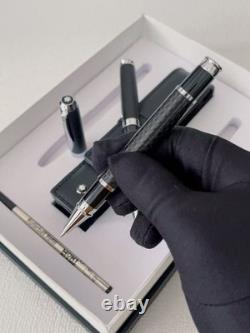 Montblanc Nouveau Pack de Deux Stylos à Bille de Luxe avec Recharges de Capuchon Noir