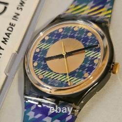 Montre vintage SWATCH Tailleur GM109 rare de 1992, collection boîte, ensemble complet, neuve