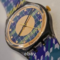 Montre vintage SWATCH Tailleur GM109 rare de 1992, collection boîte, ensemble complet, neuve