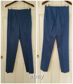 NWT Doncaster DD Collection Ensemble Femme 2 Pièces Pantalon & Blazer Teal Taille 4-6