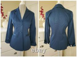 NWT Doncaster DD Collection Ensemble Femme 2 Pièces Pantalon & Blazer Teal Taille 4-6