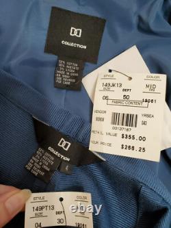 NWT Doncaster DD Collection Ensemble Femme 2 Pièces Pantalon & Blazer Teal Taille 4-6