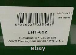 New Lionheart'0' Gauge Gwr 4coach Ensemble Lht-622 2 Boîtes De Deux Mint Mint Mint