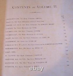 Nos hommes d'État conservateurs et unionistes Ensemble historique en deux volumes c. 1895