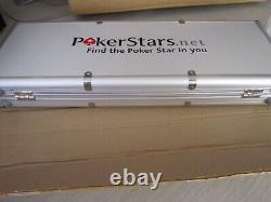 Nouveau Jeu De Puces Pokerstars 500 Piece, Boîtier En Aluminium