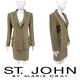 Nouvelle Collection St. John Ensemble Jupe Tricot Marie Gray Taille 10 K618083 Terra Sand Nwt
