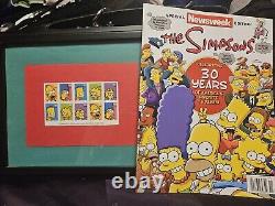 Objets de collection Simpsons extrêmement rares ensemble de deux pièces? Comprenant un