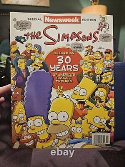 Objets de collection Simpsons extrêmement rares ensemble de deux pièces? Comprenant un