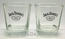 Paire De Jack Daniels Rocks Glasses Gift Set Pub Whisky Bar 2 Deux Tumbler