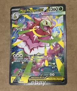 Pokémon Méga Meganium EX SIR 272/217 Heroes Ascendants en anglais, état neuf