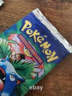 Pokemon Tcg Booster Pack Base Set Two Pieces Factory Scellé Grande Condition
